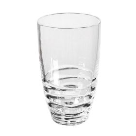 dSwirl Acrylic Glasses Drinking Set of 4 (20oz), Plastic Drinking Glasses, BPA Free Cocktail Glasses, Drinkware Set, Hi Ball Plastic Water Tumblers